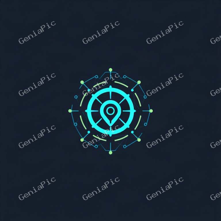 generate a futureistic logo for a tech company with specializes in cyber securi…